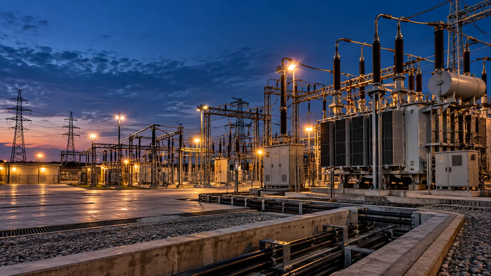 Power Distribution, Heavy Industrial & Public Utilities - FiberOptiInk Industrial Infrastructure
